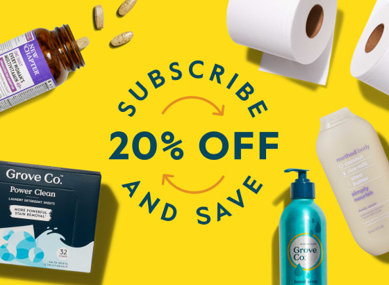 Subscribe and save 20% off