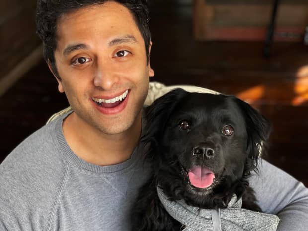 kin+kind's founder and his dog