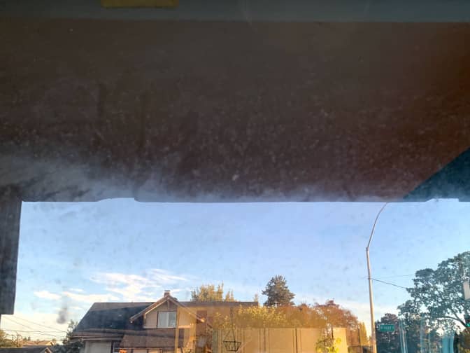 Image of windows before cleaning