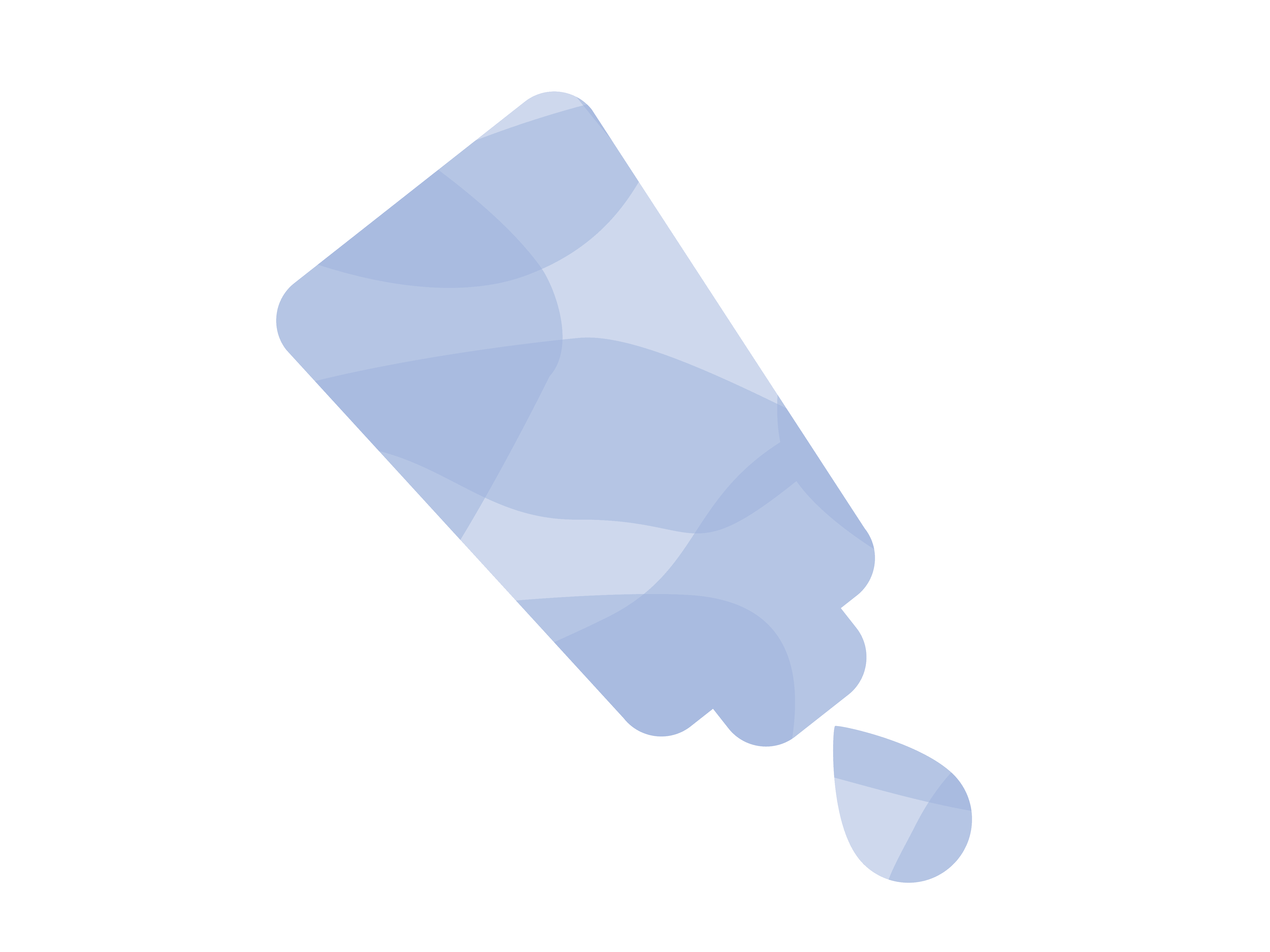 Blue bottle illustration