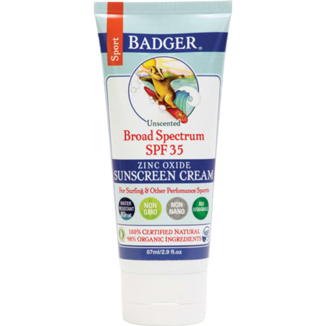 Badger Balm SPF 35 Sports Sunscreen Cream