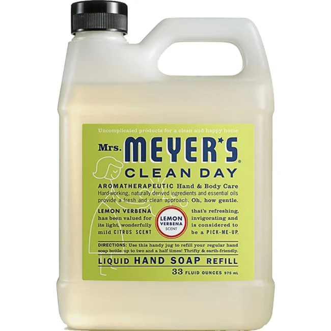  MRS. MEYER'S CLEAN DAY Kitchen Essentials Set, Includes: Hand  Soap, Dish Soap, And All Purpose Cleaner, Lemon Verbena, 3 Count Pack :  Health & Household