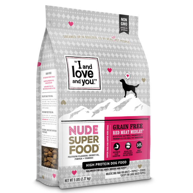 I and Love and You Dog Kibble Nude Food Red Meat Medley Recipe