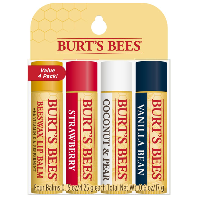 Burt's Bees Freshly Picked 4-pack Lip Balm Set