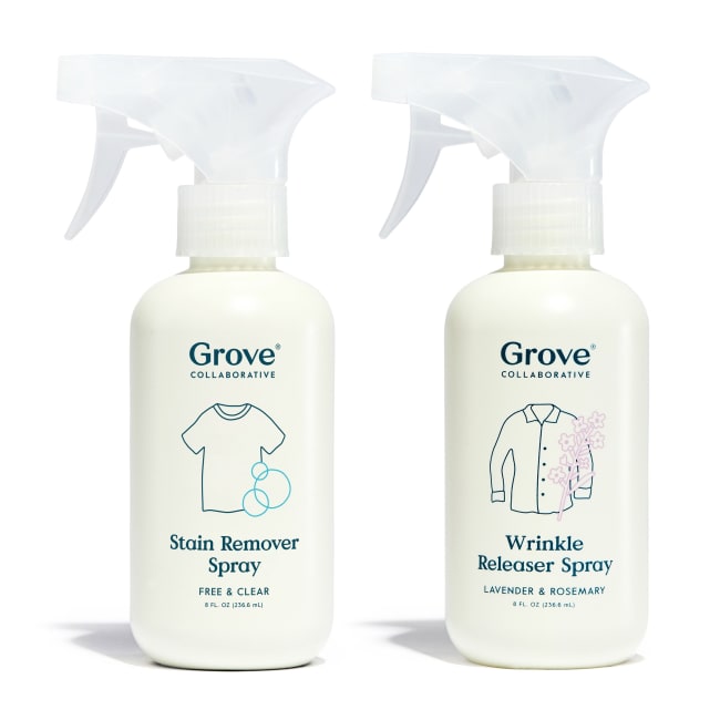 Grove Co. Stain Remover and Wrinkle Release Spray Set