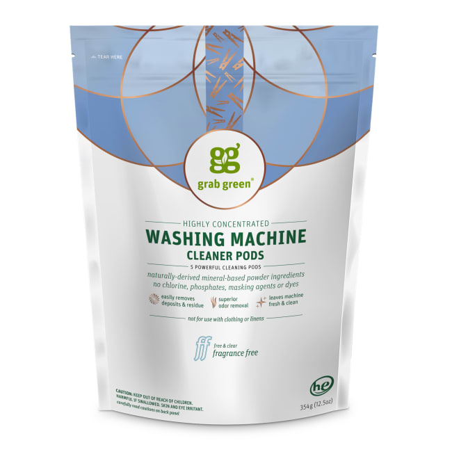 grab green Washing Machine Cleaner Pods