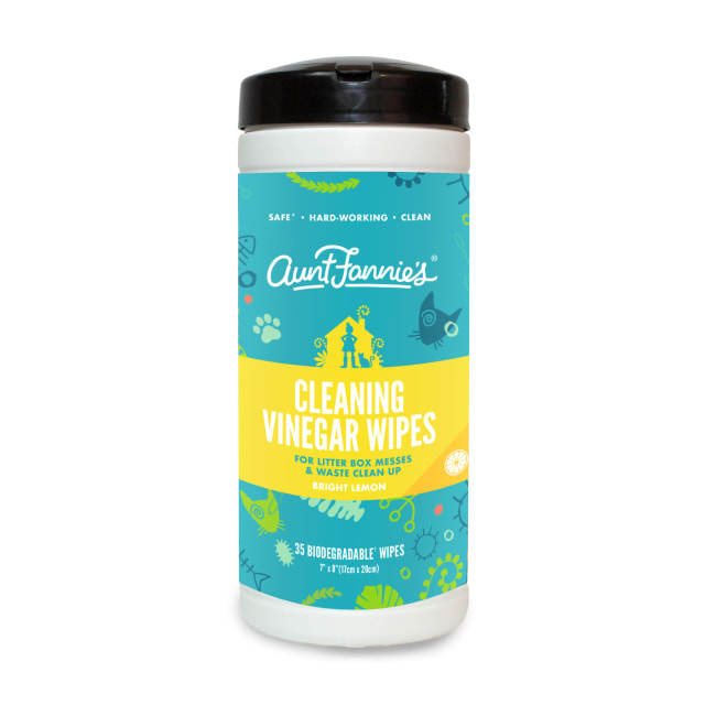 Aunt Fannie s Cleaning Vinegar Wipes For Cats