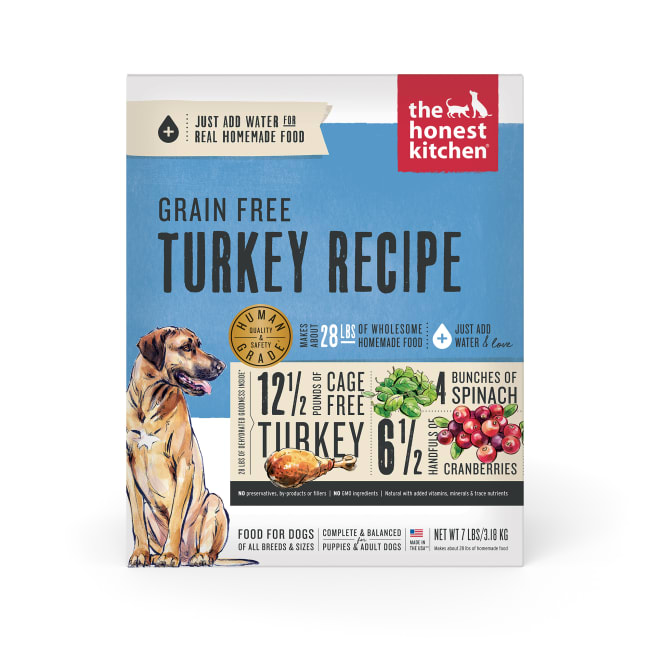 The Honest Kitchen Dehydrated Grain Free Turkey Dog Food