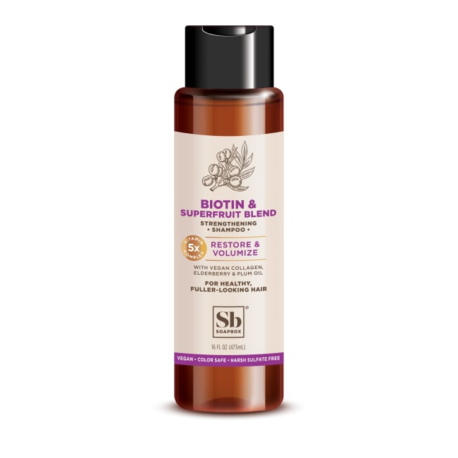 Soapbox Biotin and Superfruit Restore Volumize Shampoo