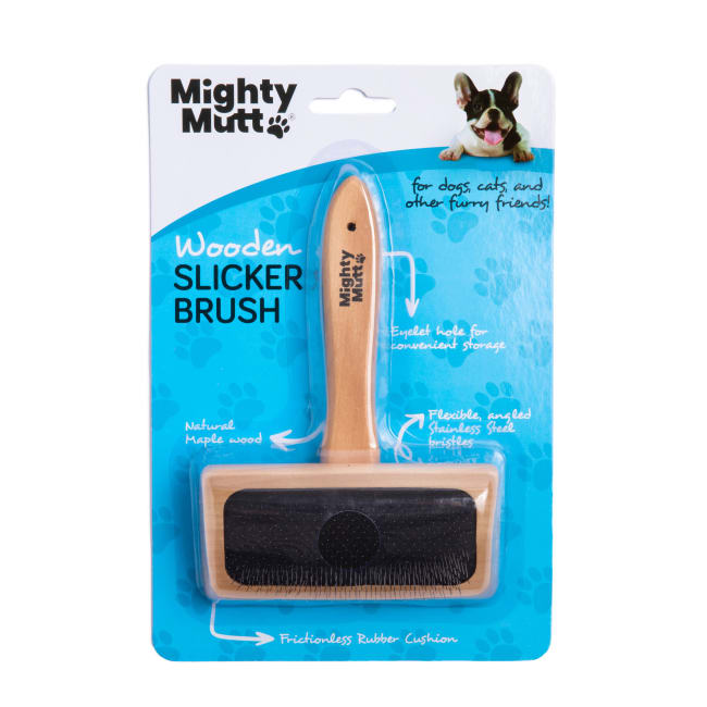 Bamboo dog brush clearance
