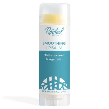 Rooted Beauty Smoothing Lip Balm - 100% Organic - Mint Flavor