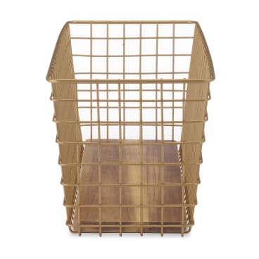 IDESIGN Formbu Bamboo Folding Collapsible Dish Rack - 16.54 in. x