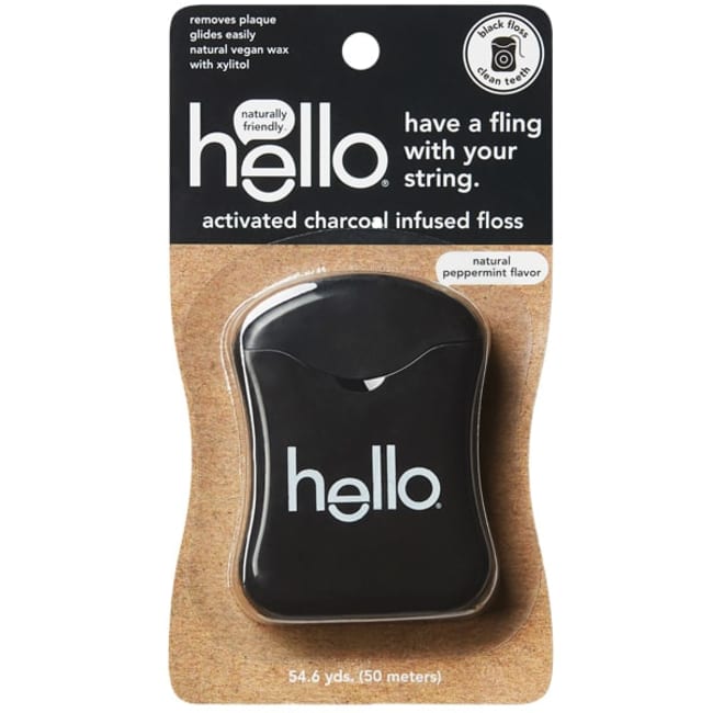 hello Charcoal Infused Floss