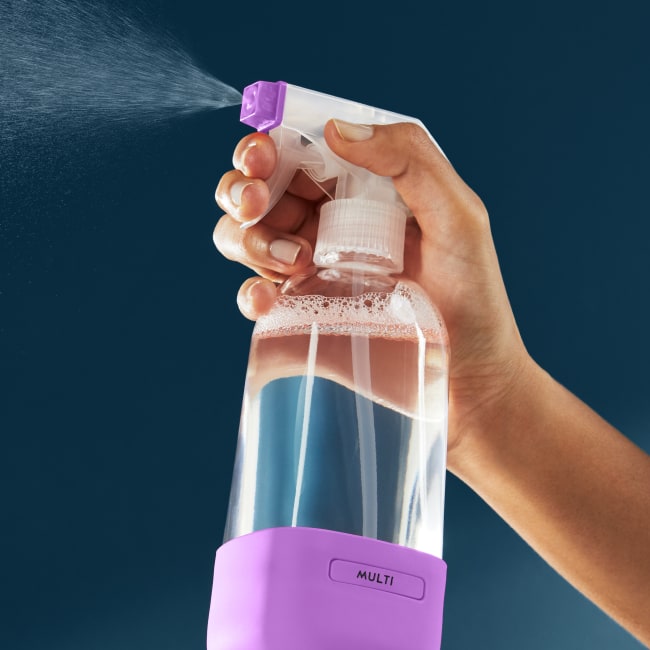 Grove Co. - Reusable Cleaning Glass Spray Bottle - Slide & Snap - Pristine Purple - view 5