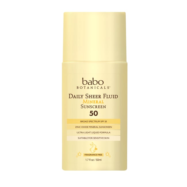 babo botanicals sheer mineral sunscreen spray spf 50