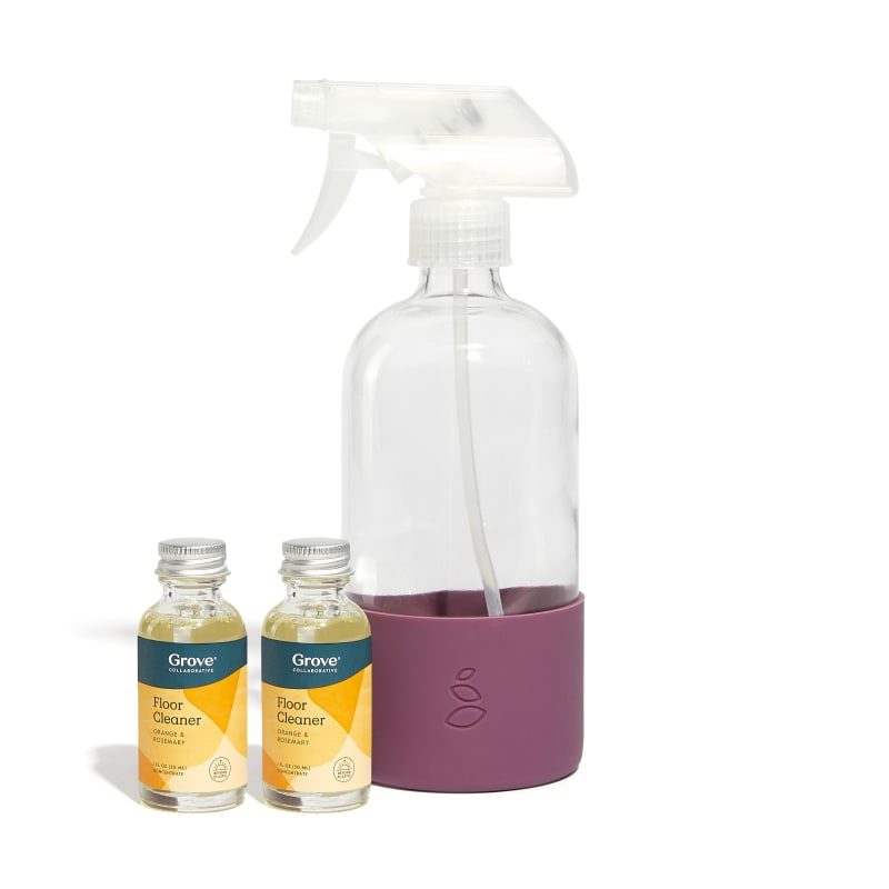 ondeugd tieners te veel Grove Co. Floor Cleaner Concentrate + Glass Spray Bottle with Silicone  Sleeve