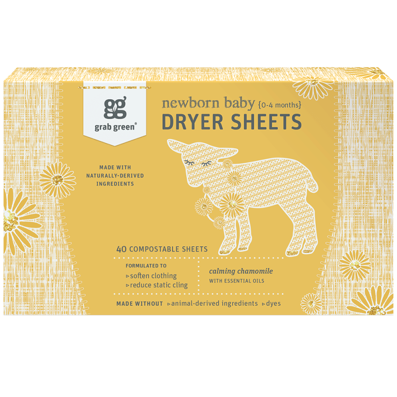 Unscented Dryer Sheets - All Natural, Eco-Friendly