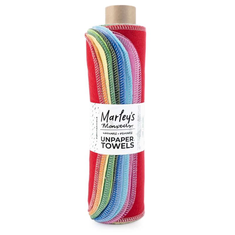 RAINBOW Paperless Towel 100% Reusable Cotton Flannel, Kitchen Hand Towel,  Home Decor