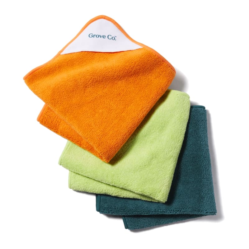 Grove Co. Microfiber Cleaning Cloths (Set of 3)