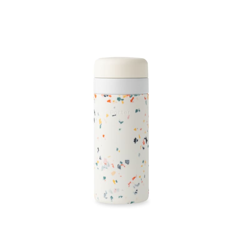 Porter Insulated Ceramic 16 oz Bottle - Terrazzo Cream - W&P