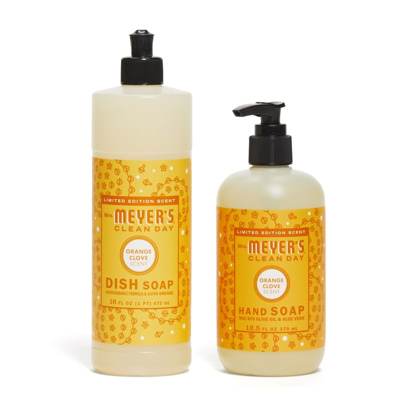 Mrs. Meyer's Orange Clove Liquid Hand Soap 3-count Bundle ​